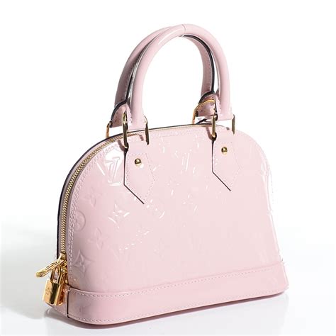 louis vuitton alma bb vernis rose ballerine|Louis Vuitton vernis leather.